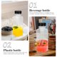thumbnail image 2 of EeaseMX 8 botellas de jugo, botellas de leche transparentes, botellas de almacenamiento de bebidas, botellas de café, 2 of 7