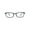 Shiny Black, variant on Premium Optical Quality Narrow Rectangular Horn Rim Eyeglasses Frame Shiny Black