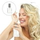 thumbnail image 4 of FELTECHELECTR 4 botellas de spray cuadradas transparentes de 15 ml, de vidrio, vacías, dispensadoras de perfume y líquido para maquillaje y cuidado de la piel (tapa plateada)., 4 of 6