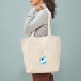 thumbnail image 3 of CafePress - Love Floss Tote Bag - Unisex Canvas Tote Bag, Beige, 1-Piece, 3 of 7