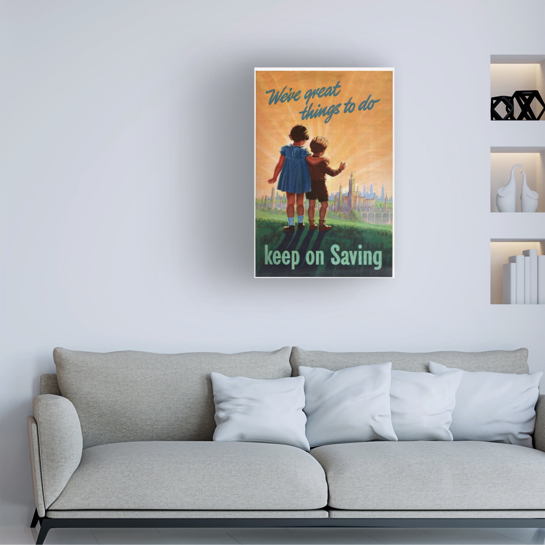 English School 'National Saving Movement, c.1916' Canvas Art - 22 x 32 Inches