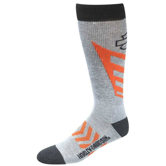 Harley-Davidson Men's CoolMax Performance Rider Socks (Gray, Large), Harley Davidson
