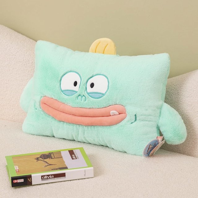 Seth Dudu, muñeco de pez marino de China Oriental, almohada para dormir de dibujos animados, muñeca bonita y fea, muñeca de trapo con patas de pez de boca grande para mujer