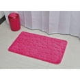 thumbnail image 4 of Bath Rug Memory Foam Mat 3D Pebble Pink 32"L x 20"W, 4 of 6