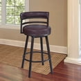 thumbnail image 5 of Swivel Barstool 30 Inch - Modern Bar Chair with FootrestAuburn Bay Finish, 5 of 5