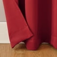 thumbnail image 5 of Sun Zero Riley Kids Bedroom Blackout Grommet Curtain Panel, 40"X84" In Red, 5 of 10