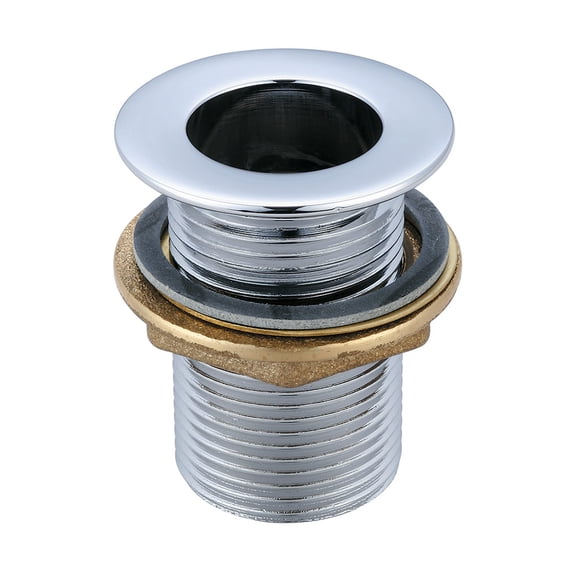 Central Brass 0112-AL 1-11 0.5 NPS Shank x 1.874 in. Long Accessory-Overflow Socket Drain, Chrome