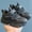 Black, variant on FSYBOA Boys Hook and Loop Sneakers Size 12(Little Kids), Soft Soled Summer Breathable Flat Kids Running Shoes Black
