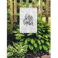 thumbnail image 2 of JSDART Forever Better Together Text Phrase Love Friendship Expression Writing Garden Flag Decorative Flag House Banner 12x18 inch, 2 of 2