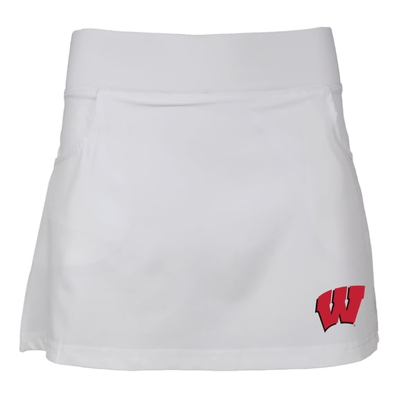 Girls Toddler Garb White Wisconsin Badgers Sara Skort
