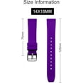 thumbnail image 2 of Blekon Original Replacement Band for Nurse Watches – 14mm Watch Strap, Scrub Colors, Dust Resistant Ultrasoft Silicone Straps for Men and Women, Easy Insert Release and Clean, 2 of 6
