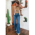 thumbnail image 5 of Ushdele Sail Blue Jeans: Vintage Charm, Tailored Fit - Your Fashion Statement!, 5 of 8