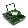 thumbnail image 3 of Caboodles Estuche de cosméticos On-The-Go Girl para mujer, Wicked Elphaba-Purple Sparkle Over Green, 3 of 5