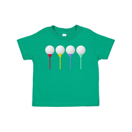 

Inktastic Rainbow Golf Tees Gift Toddler Boy or Toddler Girl T-Shirt