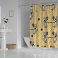 thumbnail image 3 of Coolnut Bath Shower Curtain Liners 72"x72", Funny Mice Polyester Waterproof with 12 Curtain Hooks Bathroom Accessories Decoration, 3 of 6