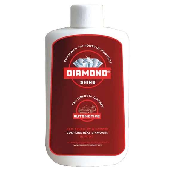Diamond Shine Automotive Chrome & Glass Cleaner & Polish - Rust Remover, Bumpers, Tailpipes, Glass, Windows, 10oz