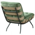 thumbnail image 3 of Aloma Armless Tufted Accent Chair Dark Brown, 3 of 5