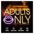 thumbnail image 4 of Adults Only Letrero De Neón Luz Regulable Lámpara De Decoración De Pared USB Para Bar Carta Dormitorio Hombre Cueva Hotel Fiesta Tienda 42cm×26.4cm, 4 of 4