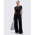 thumbnail image 5 of CRZ YOGA Softembrace Workout Tops for Women Soft Athletic Yoga Shirts Basic Short Sleeve T-Shirt, 5 of 8