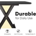 thumbnail image 2 of Outate Portable Dinning Kitchen Table 32 inch Square Dinning Table Black, 2 of 7