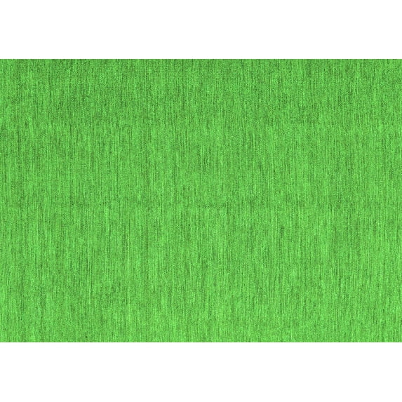 Ahgly Company Indoor Rectangle Abstract Green Contemporary Area Rugs, 3' x 5'