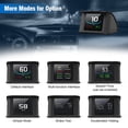 thumbnail image 4 of ANCEL P10 Automotive Head-up Digital Display Gauge Tool OBD2 Scanner Display Monitoring Driving Data Voltage Fuel Pressure Water/Oil Temperature Display Meter Gauge Engine Scan Monitor for All Cars, 4 of 13
