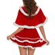 thumbnail image 4 of Stylish Christmas Party Shawl Versatiles Warm Velvets Shawl Multipurpose Shawl for Christmas Celebrations red and white border, 4 of 4