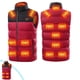 thumbnail image 1 of Chaleco calefactable USB para hombre y mujer | Chaleco calefactable de invierno con capucha, 15 zonas de calor y 3 ajustes de temperatura | Chaqueta calefactable unisex ajustable para actividades al, 1 of 6