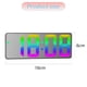 thumbnail image 2 of Reloj digital, reloj despertador LED para dormitorio, reloj de escritorio electrónico con pantalla de temperatura Zhivalor  BST3023645-1, 2 of 6
