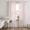Pink, Peach, White, variant on Tropical Palm Leaves Sheer Curtains 96 Inch Length 2 Panels Set, Sage Green Summer Tree Botanical Plants Window Treatment Semi Sheer Long Curtains Drapes for Bedroom/Living Room/Kitchen 52"x96"x2