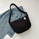 thumbnail image 3 of Bolsa De Mensajero Bolsas de mensajero de pana Harajuku Bolsas de hombro Bolsa de bola de masa japonesa (Negro) Ndcxsfigh Para Estrenar, 3 of 8