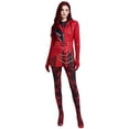 thumbnail image 5 of Red Jumpsuits Halloween Costumes, Rise of Red Cosplay Costume, Long Sleeve Onesie‌, Movie Character Cosplay for Masquerade, 190, 5 of 8