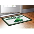 thumbnail image 2 of ThisWear Lucky Shamrocks Vintage Truck Welcome Mats St Patricks Day Gifts 2 Pack Doormats Simulated Shiplap, 2 of 3