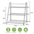 thumbnail image 3 of Zenco 24.8'' x 12.2'' x 27.1'' 3-Tier Gray Metal Waterproof Plant Stand, 3 of 8