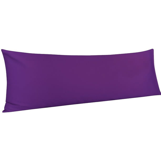 Pillowcases 20"x54" with Hidden Zipper Closure Ultra Soft 100 Cotton