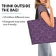 thumbnail image 2 of Disketp Retro Florals Purple Bolsa Tote Estampada para Mujer, Bolso de Hombro y de Mano para Compras y Viajes, 2 of 8