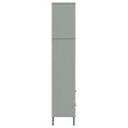 thumbnail image 4 of vidaXL Bookcase with 2 Drawers Grey 60x35x180 cm Solid Wood OSLO, 4 of 5