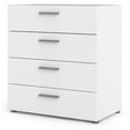 thumbnail image 2 of Tvilum Canada 3 Piece Bedroom Set with 2 Dressers and a Nightstand in White, 2 of 31