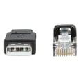 thumbnail image 3 of Eaton Tripp Lite Series USB to RJ45 Rollover Console Cable (M/M) - Cisco Compatible, 250 Kbps, 6 ft., Black - Serial cable - USB (M) to RJ-45 (F) - 6 ft - double shielded - USB 1.1 - black, 3 of 6