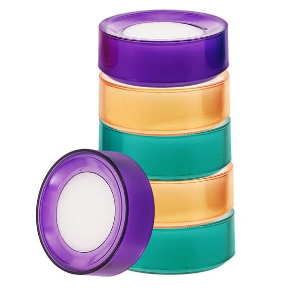 6 Pcs Sponge Finger Moistener Fingertip for Counting Office Damper Child