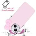 thumbnail image 5 of Compatible with iPhone 15 Case, Cute 3D Bowknot Design Soft Silicone Shockproof Cover for iPhone 15 6.1" 2023 Pink, 5 of 7