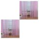 thumbnail image 1 of Ounissouiy Home Hotel Romantic Window Curtain Living Furniture Bedroom Decor Drape Soft Accessory Breathable Full Room Flocking rosado 2piezas, 1 of 6
