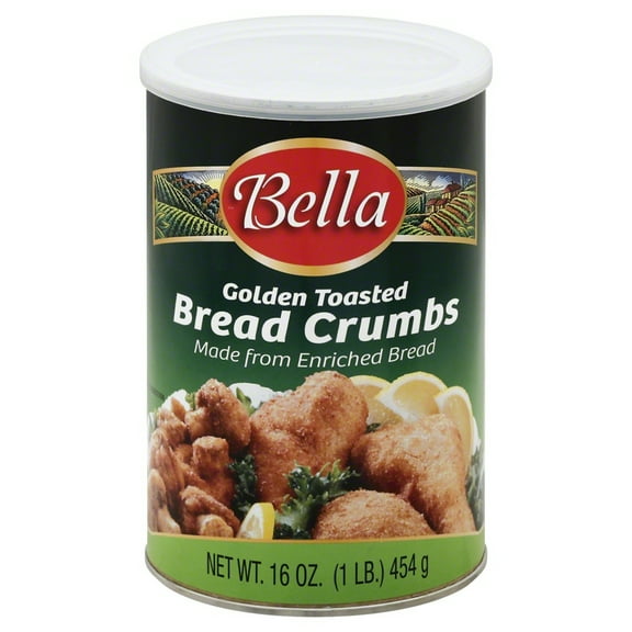 Pack of 12, Bella Golden Toasted Bread Crumbs, 16 oz