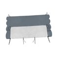 thumbnail image 3 of Cubierta para montacargas, toldo de malla de fácil instalación, protección solar superior Gris claro 105x125cm, 3 of 7