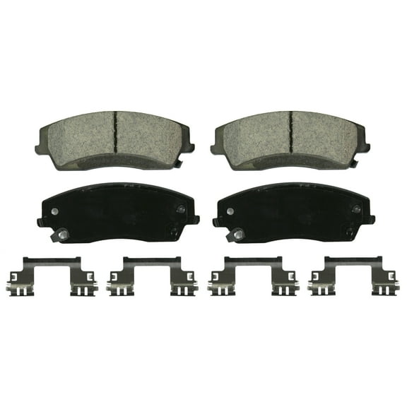 Wagner QuickStop ZD1056B Ceramic Disc Brake Pad Set Fits select: 2015-2018 DODGE CHALLENGER, 2013 CHRYSLER 300