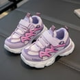 thumbnail image 5 of CAICJ98 Toddler Athletic Shoes Breathable Lightweight Walking Shoes Outdoor Sport Casual Sneakers Boys Purple,3(Little Kid/Big Kid), 5 of 7