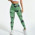 thumbnail image 4 of GEWSEY Womens High Waist Tummy Control Leggings Ruched Butt Lift Yoga Pants Workout Tights (Green, M), 4 of 7