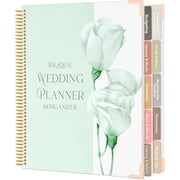 Wedding Planner for Bride, Wedding Planning Book and Organizer Notebook with Stickers, Checklists & Calendars for Engaged Couples