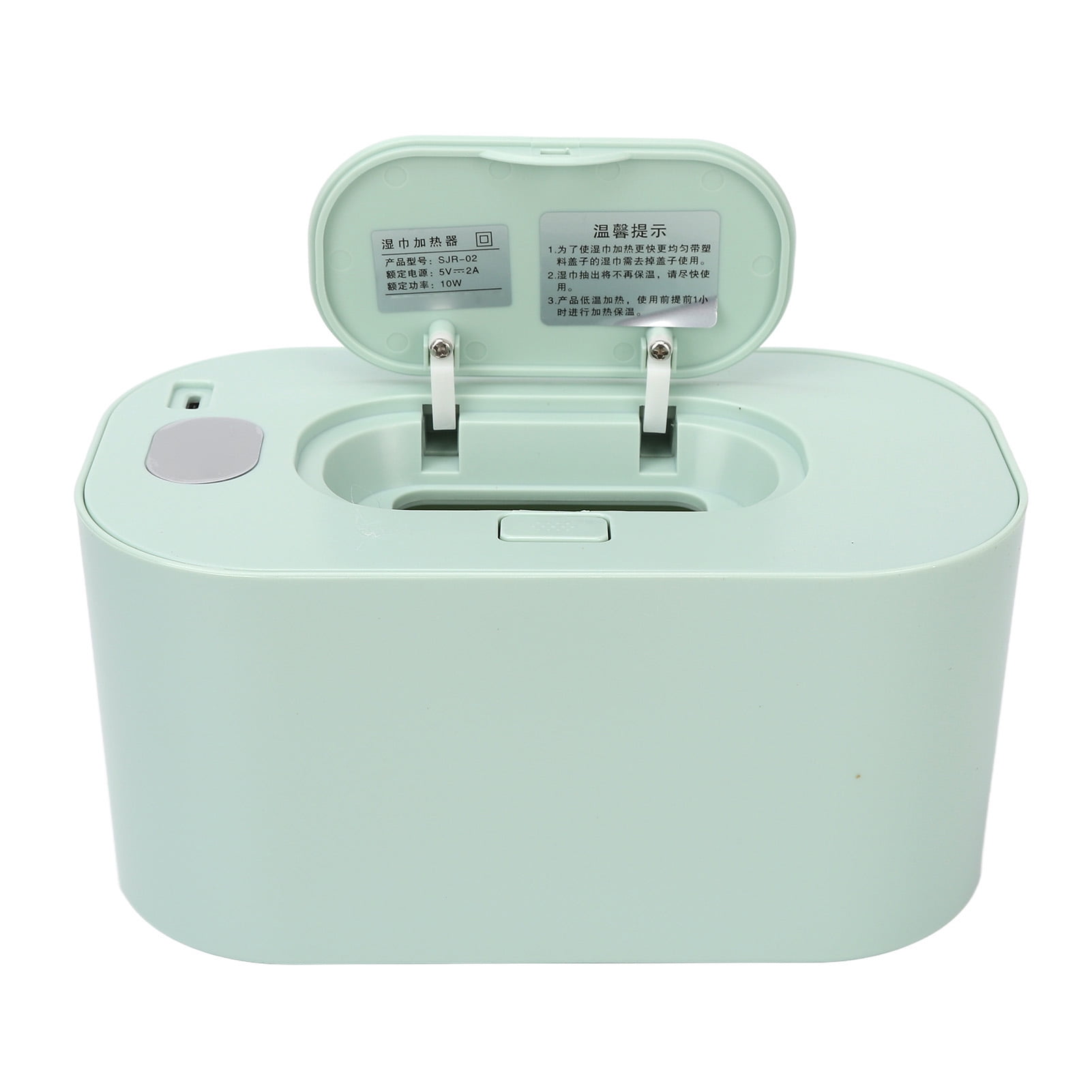 USB Baby Wipe Heating Box Wet Tissue Heating Box Constant Temperature Wet Wipe Dispenser Use Warm Wipes For Your Baby (Green)