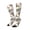 1 Black, variant on Women Crew Soft Moisture-wicking Socks Flying Butterflies-1 Pattern Design Cotton Socks, One Size fit All